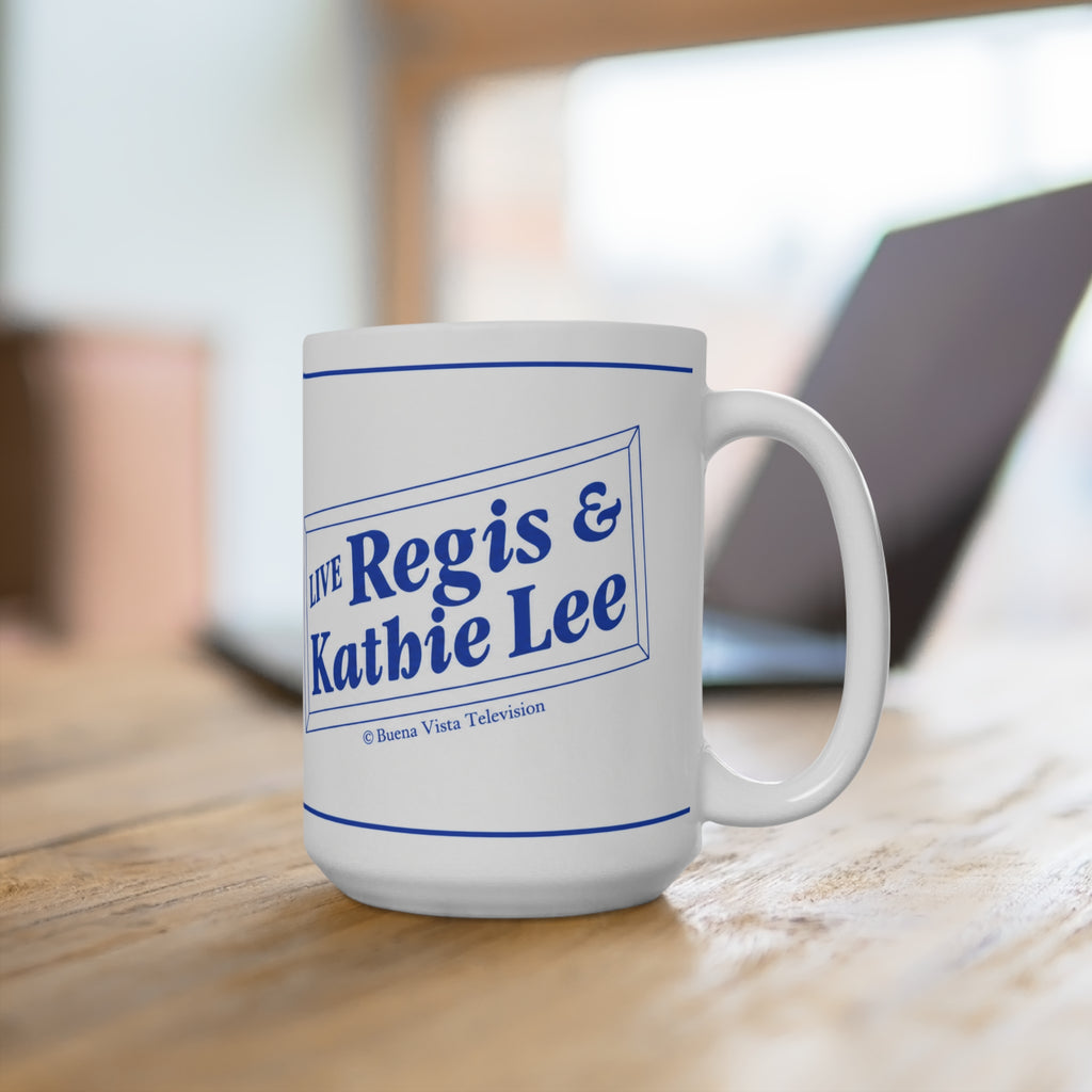 Live Regis & Kathie Lee Retro Logo 15oz Ceramic Mug