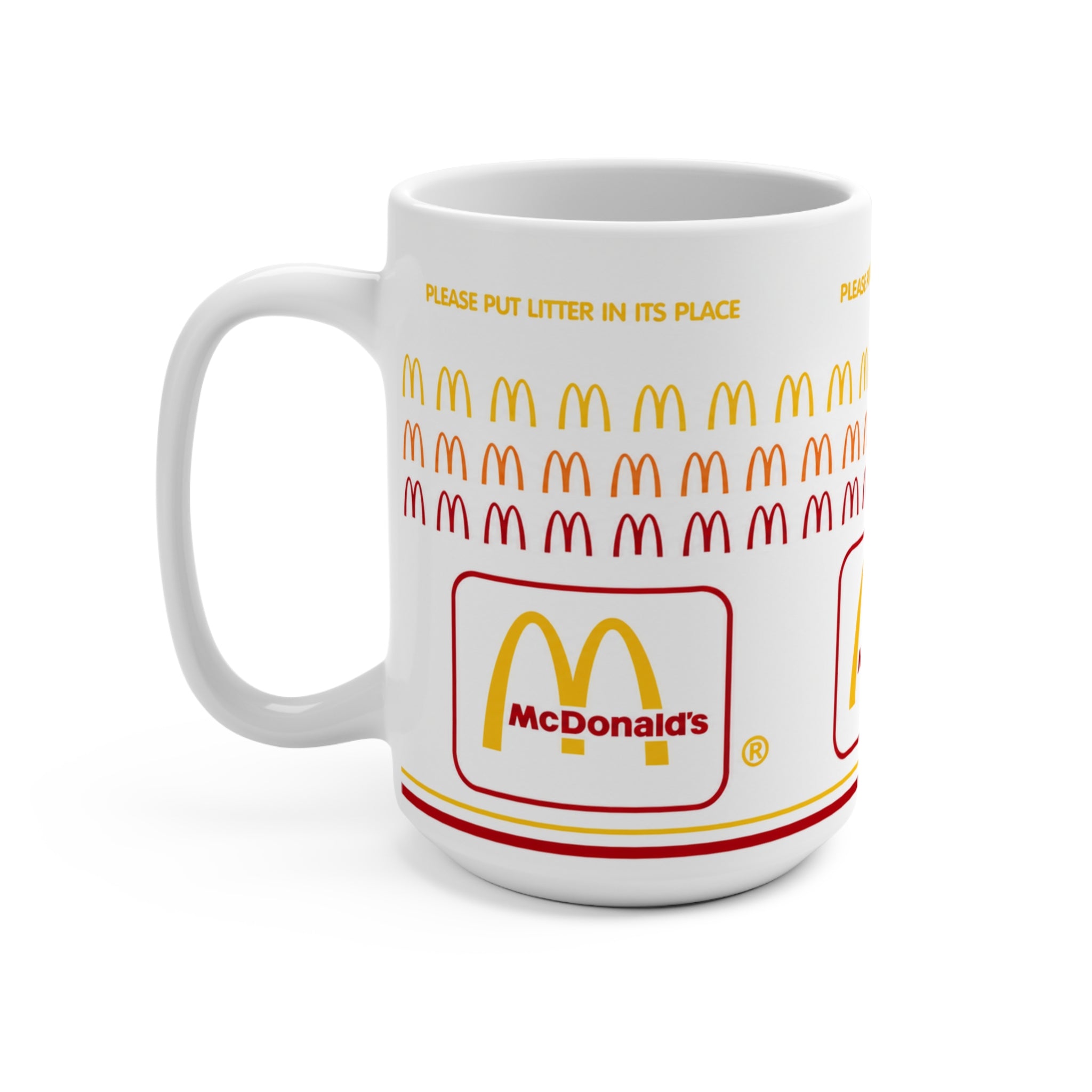 Retro Fast Food Morning Coffee Mug (15 oz)