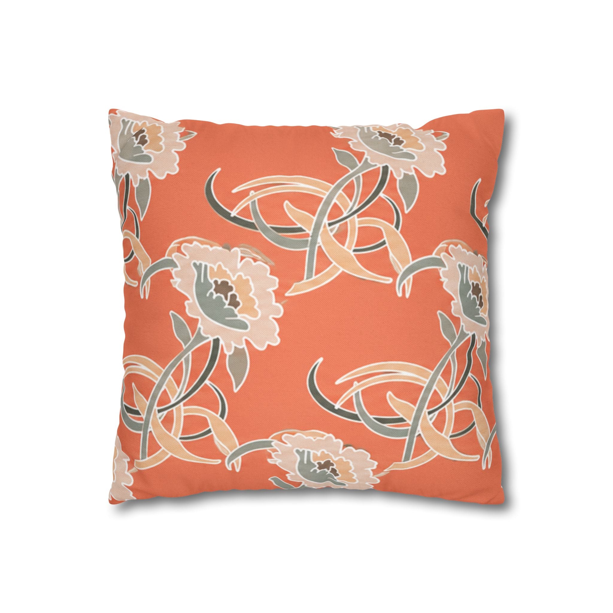 'The Golden Girls' Couch Inspired Coral Decorative Pillowcase - 14 x 14