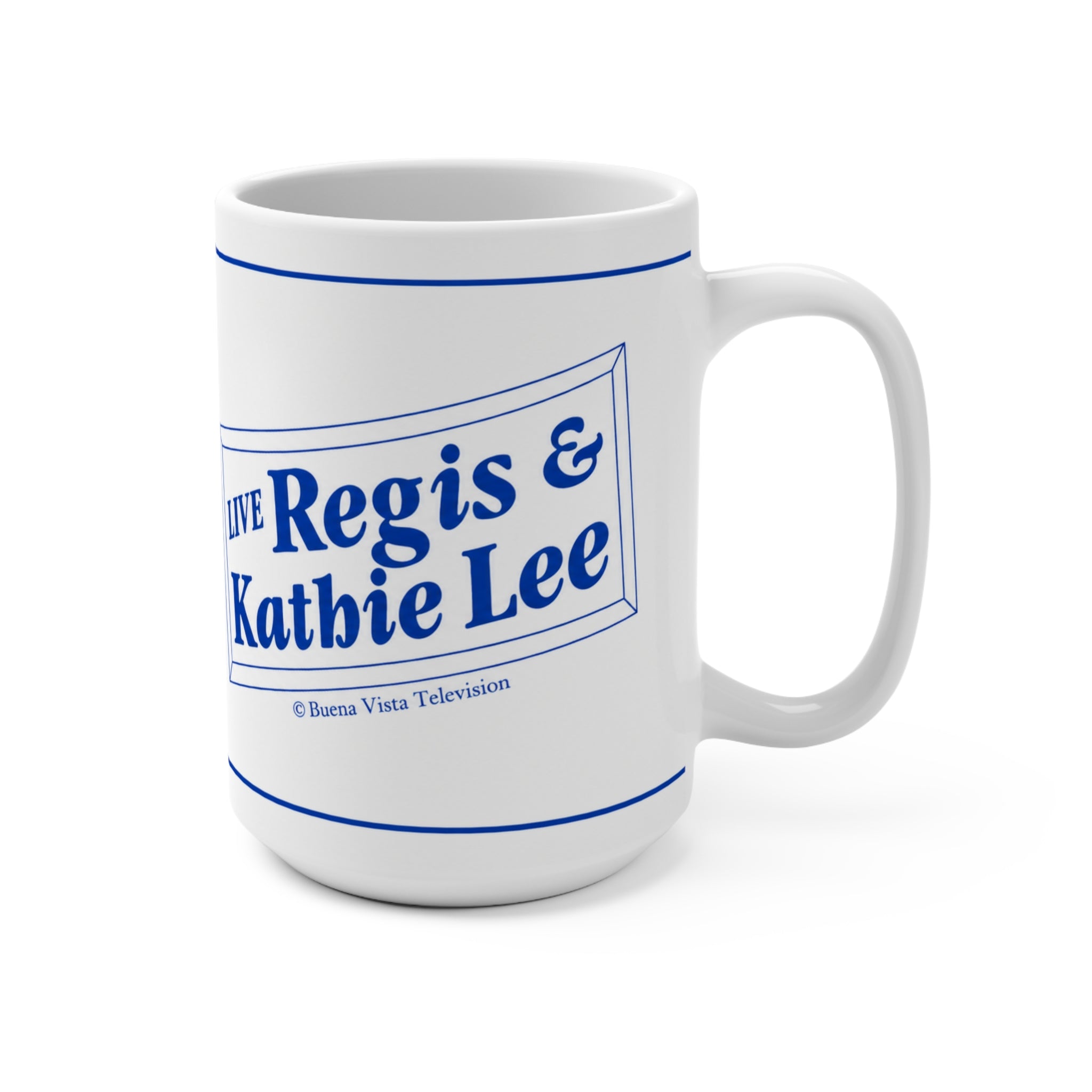 Live Regis & Kathie Lee Retro Logo 15oz Ceramic Mug