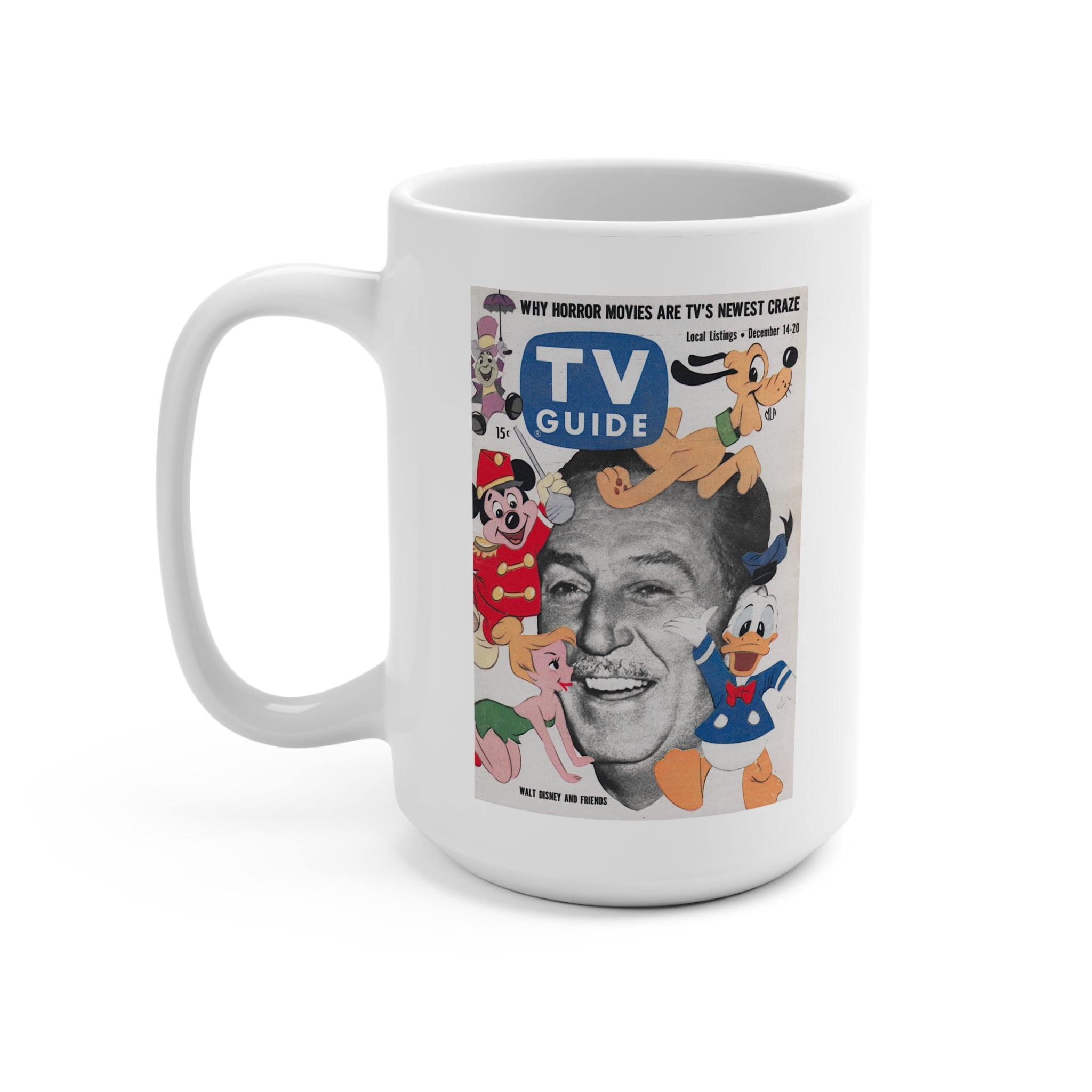 Walt Disney – Iconic 1957 TV Guide Cover Mug | RetroNewsNow