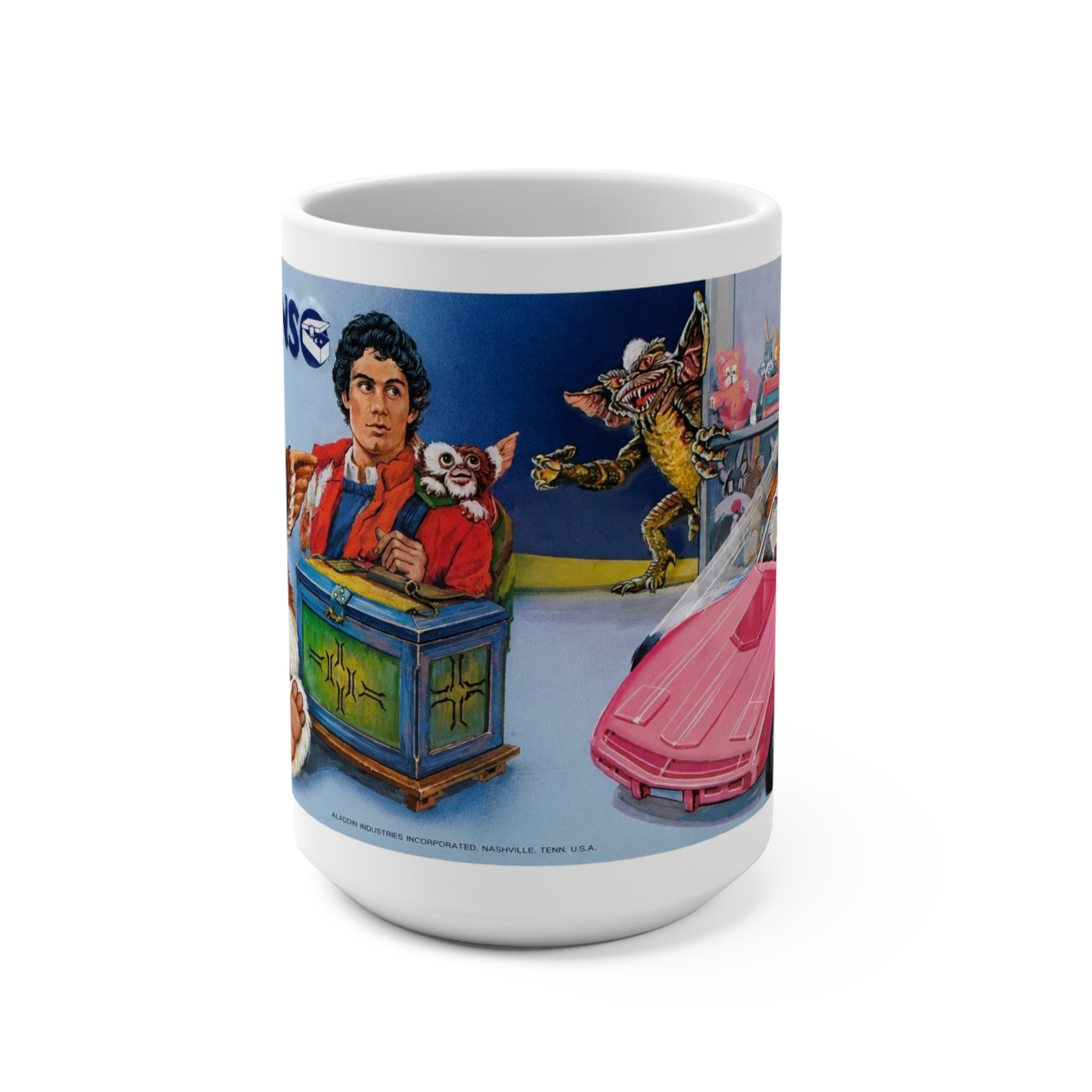 Gremlins Retro Lunch Box — Retro Gizmo Movie Art Coffee Cup