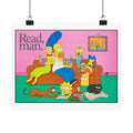 Read, Man. 'The Simpsons' Reproduction 1990 Poster — American Library Association
