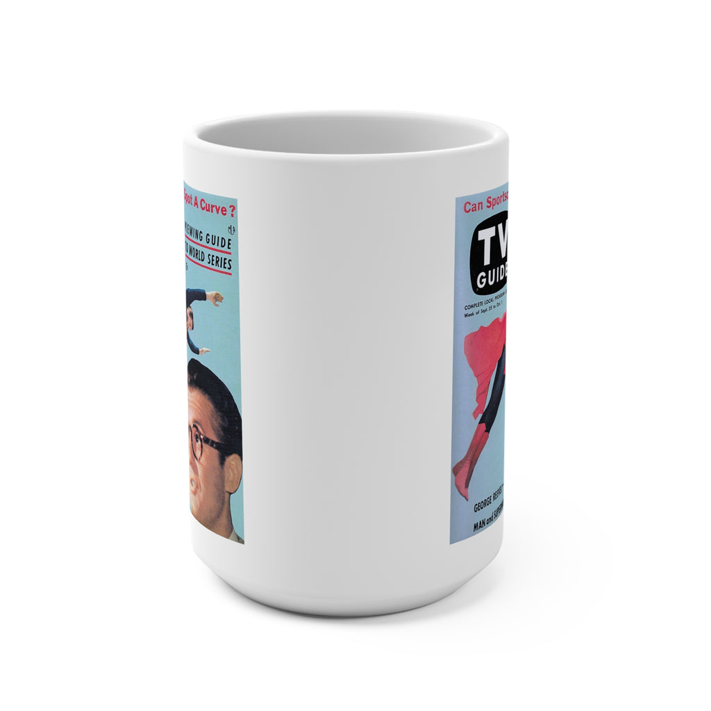George Reeves as Superman – Iconic 1953 TV Guide Cover Mug | RetroNewsNow