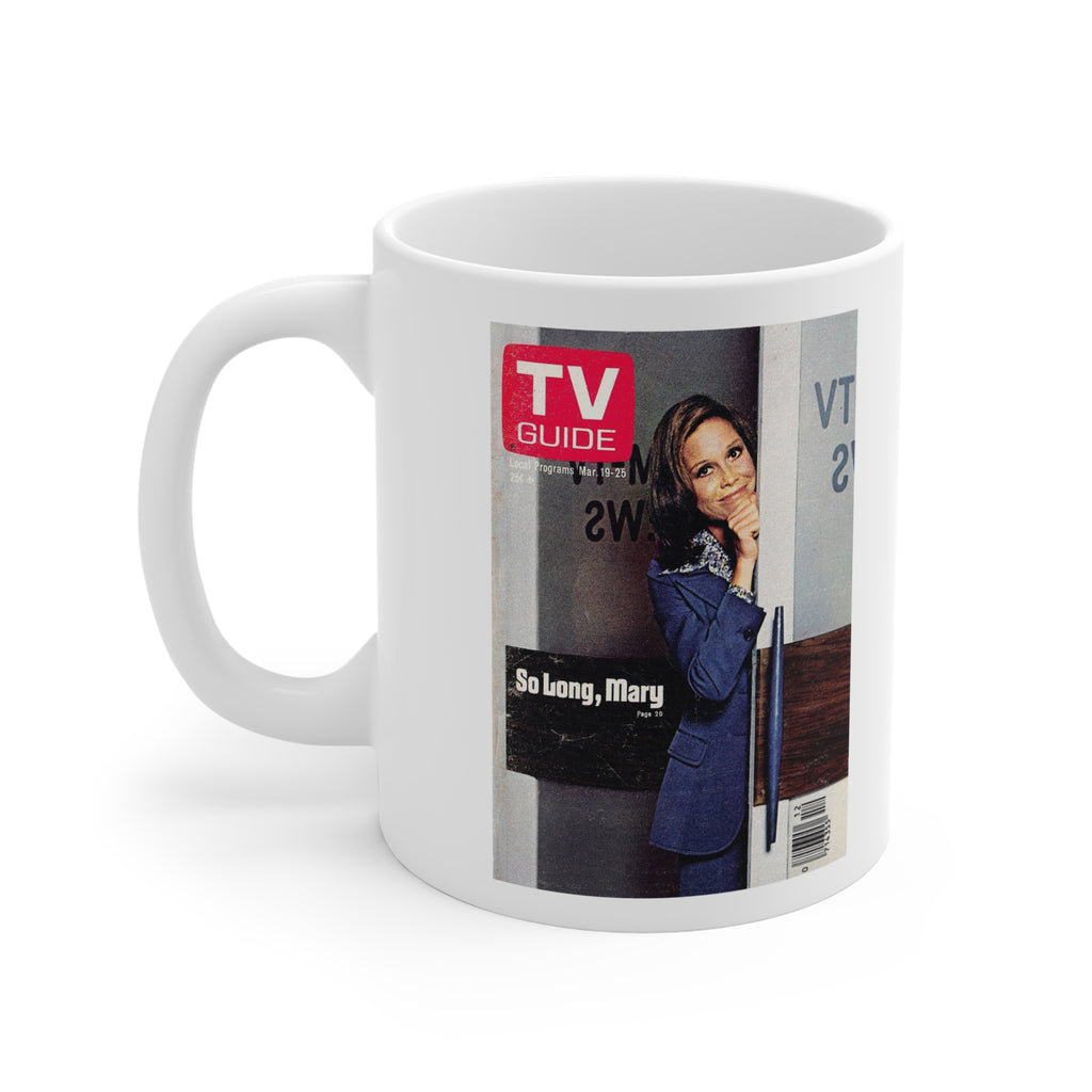 Mary Tyler Moore Show – “So Long, Mary” 1977 TV Guide Cover Mug | RetroNewsNow