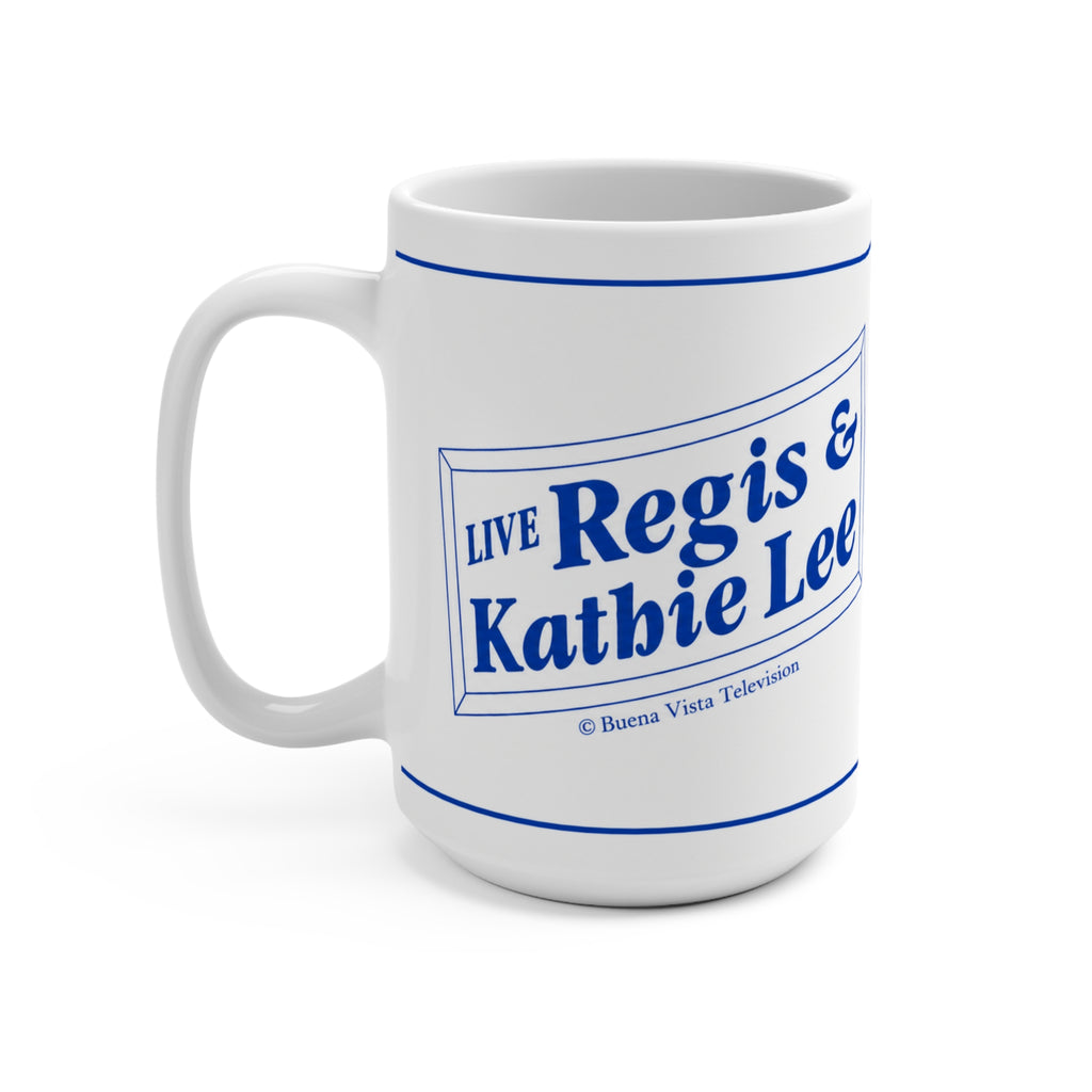 Live Regis & Kathie Lee Retro Logo 15oz Ceramic Mug
