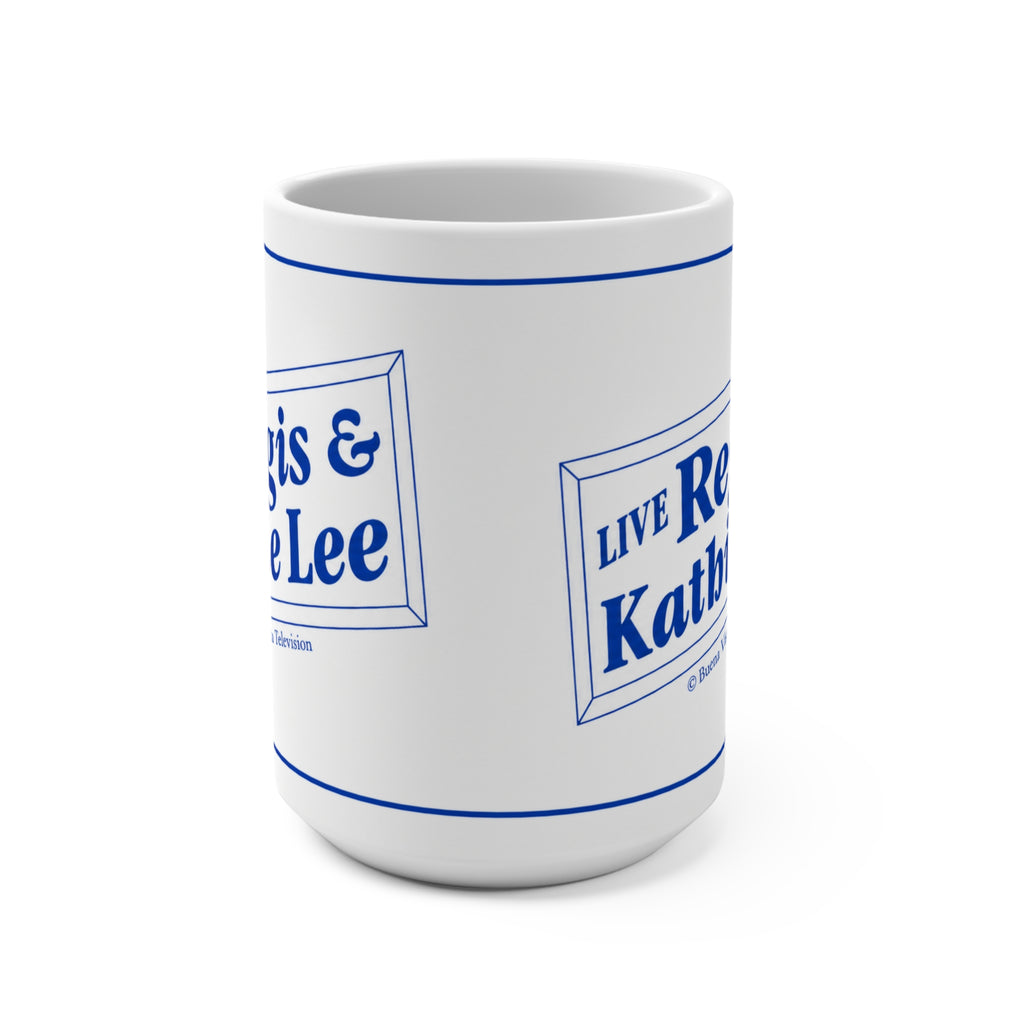 Live Regis & Kathie Lee Retro Logo 15oz Ceramic Mug