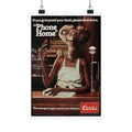 E.T. "Phone Home" Vintage Anti-Drunk Driving Poster - Matte Vertical Print