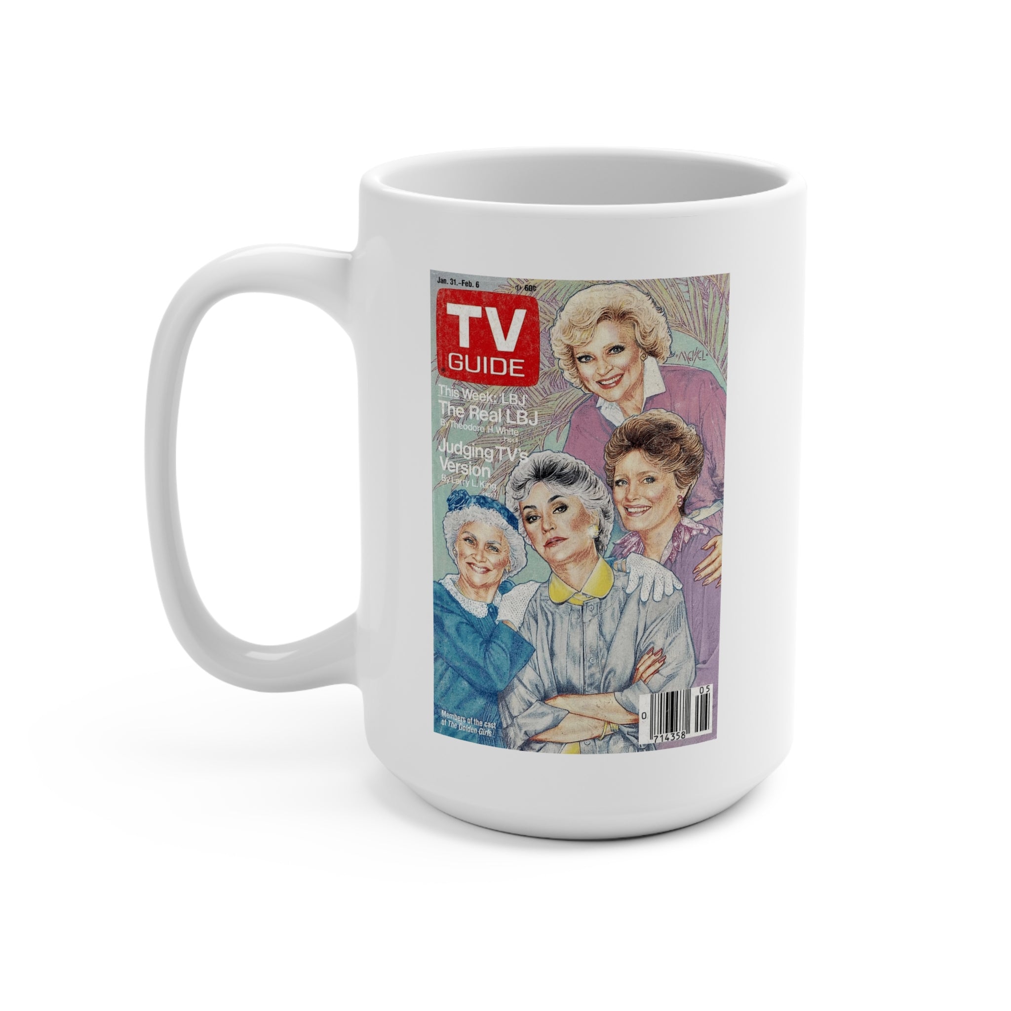 The Golden Girls – 1987 TV Guide Cover Mug | RetroNewsNow