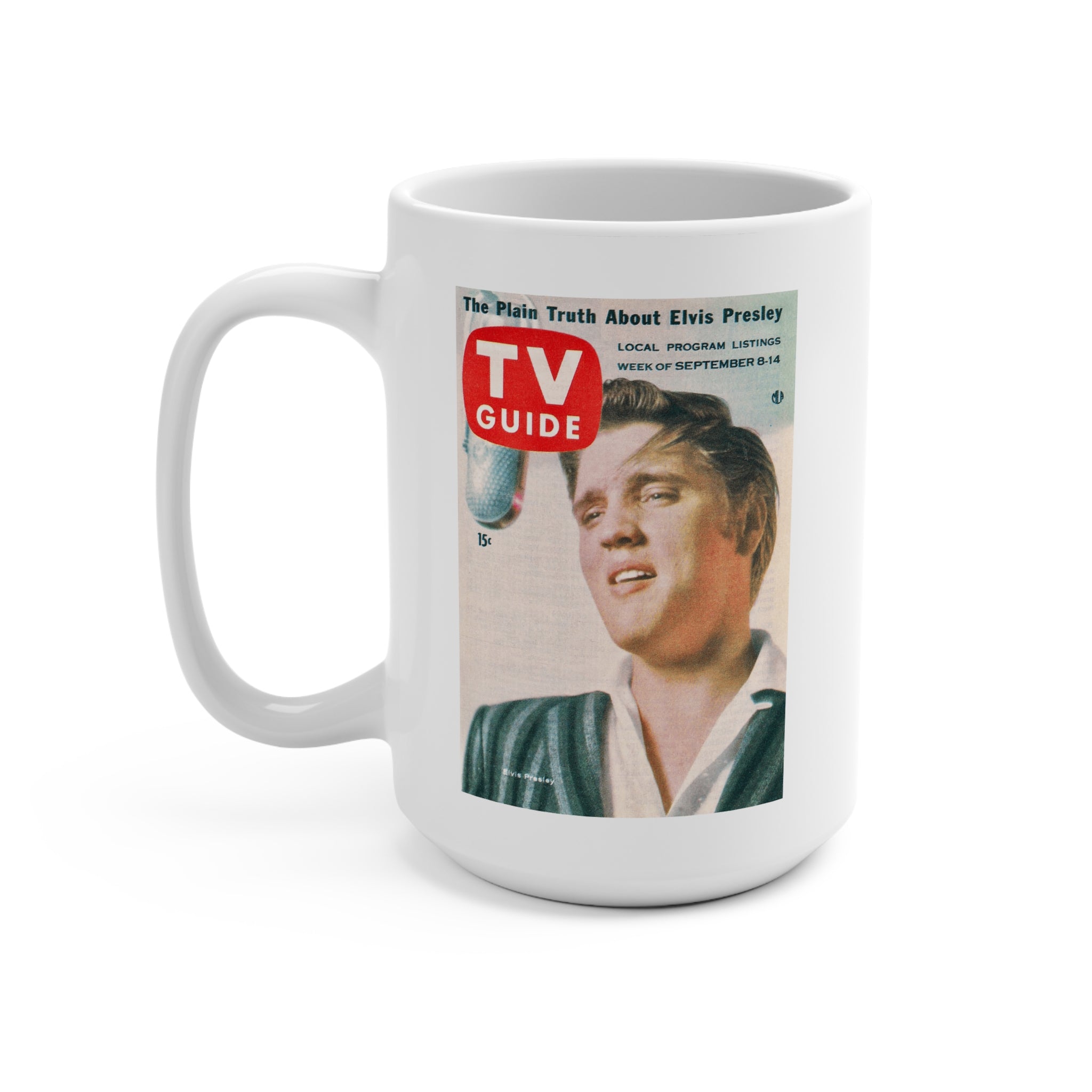 Elvis Presley's First TV Guide Cover Mug -1956 | RetroNewsNow