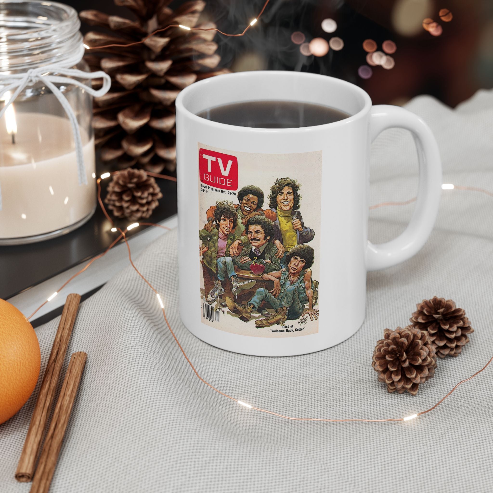 Welcome Back, Kotter – 1975 TV Guide Cover Mug | RetroNewsNow