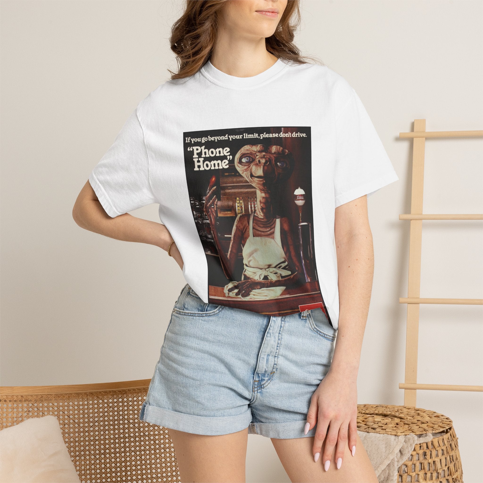 Vintage 'Phone Home' Graphic T-Shirt