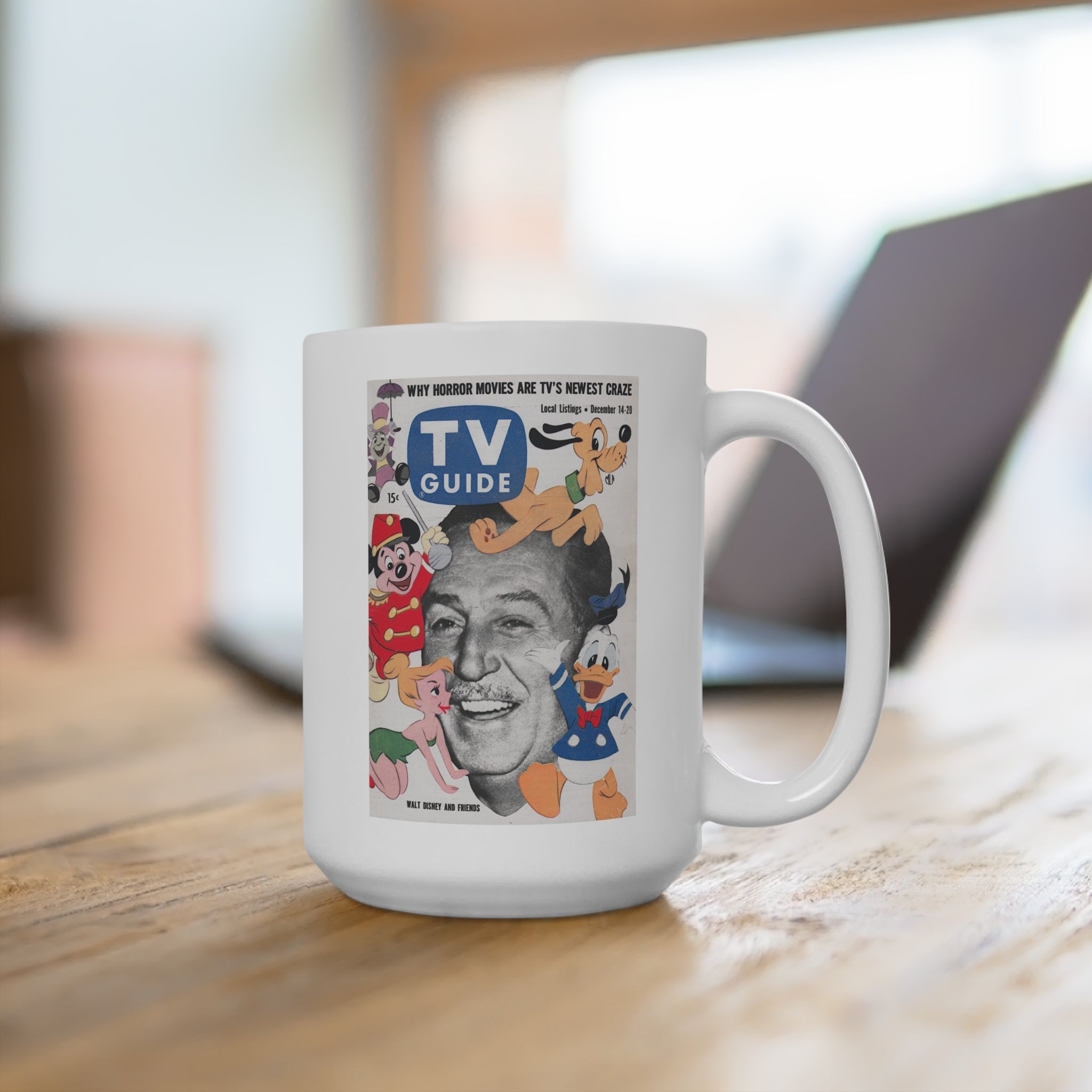 Walt Disney – Iconic 1957 TV Guide Cover Mug | RetroNewsNow