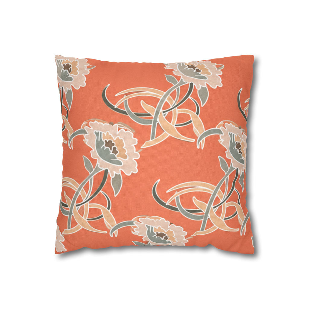 'The Golden Girls' Couch Inspired Coral Decorative Pillowcase - 14 x 14