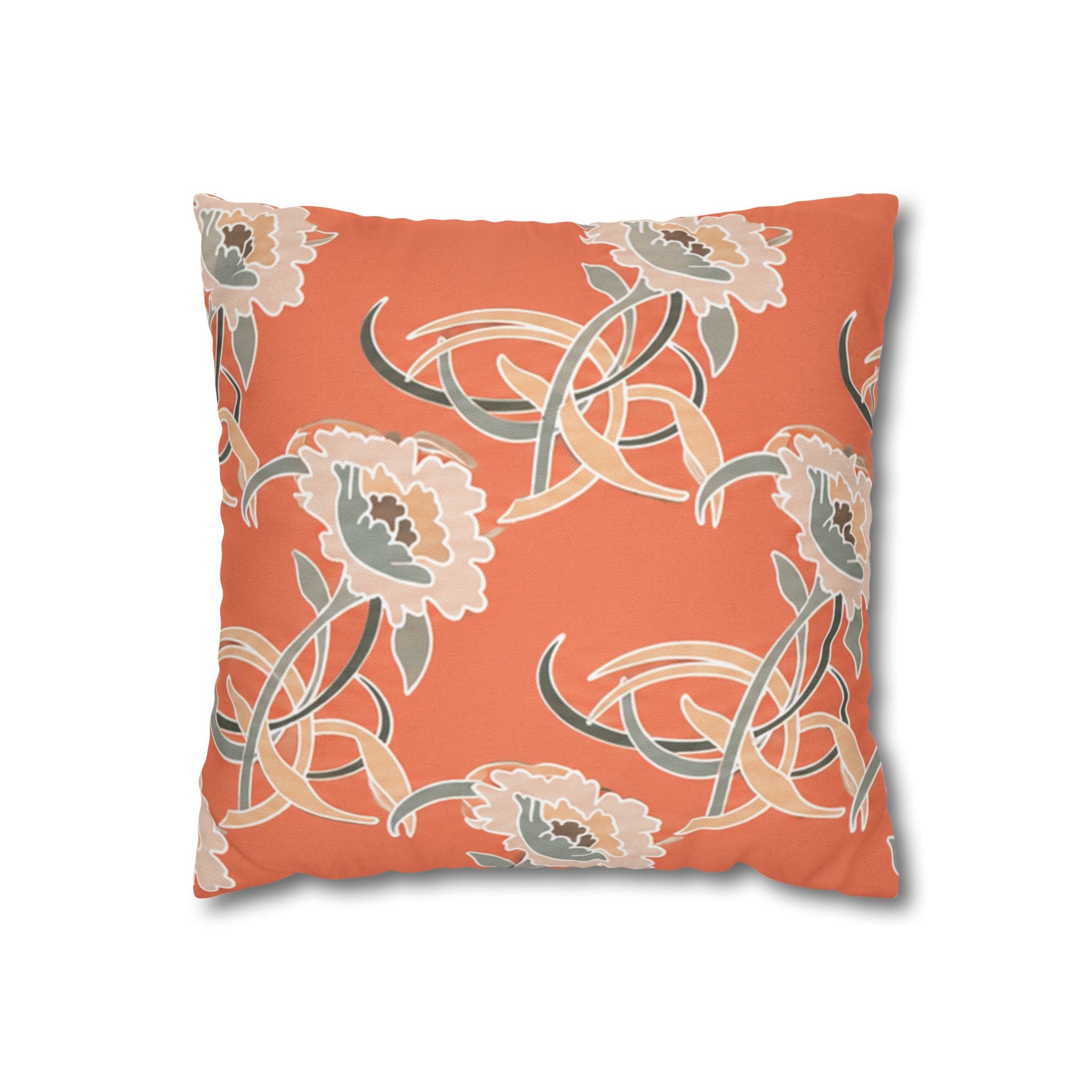 'The Golden Girls' Couch Inspired Coral Decorative Pillowcase - 14 x 14