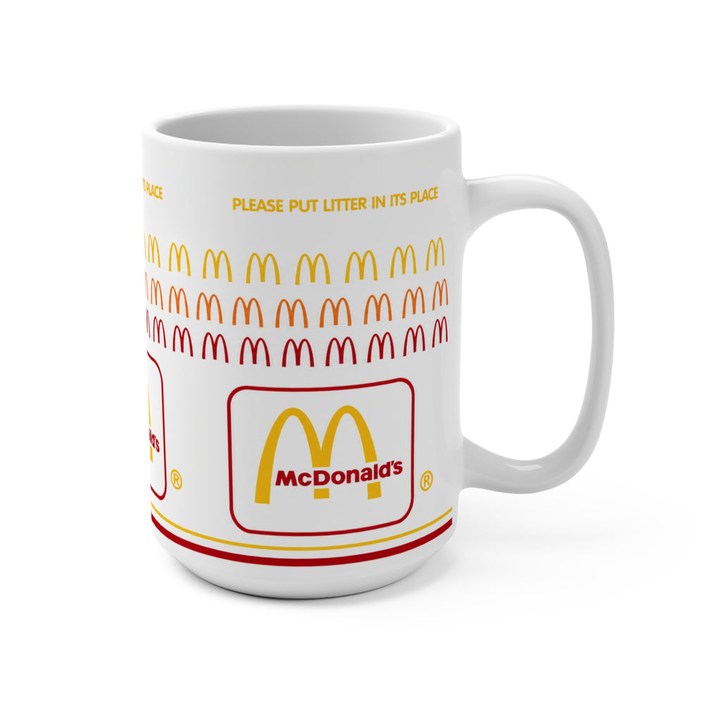 Retro Fast Food Morning Coffee Mug (15 oz)