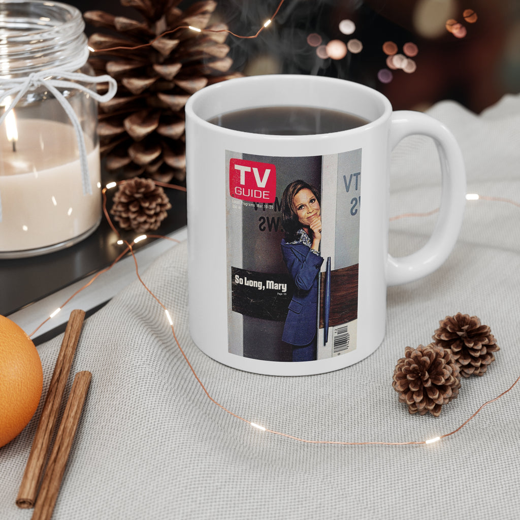 Mary Tyler Moore Show – “So Long, Mary” 1977 TV Guide Cover Mug | RetroNewsNow