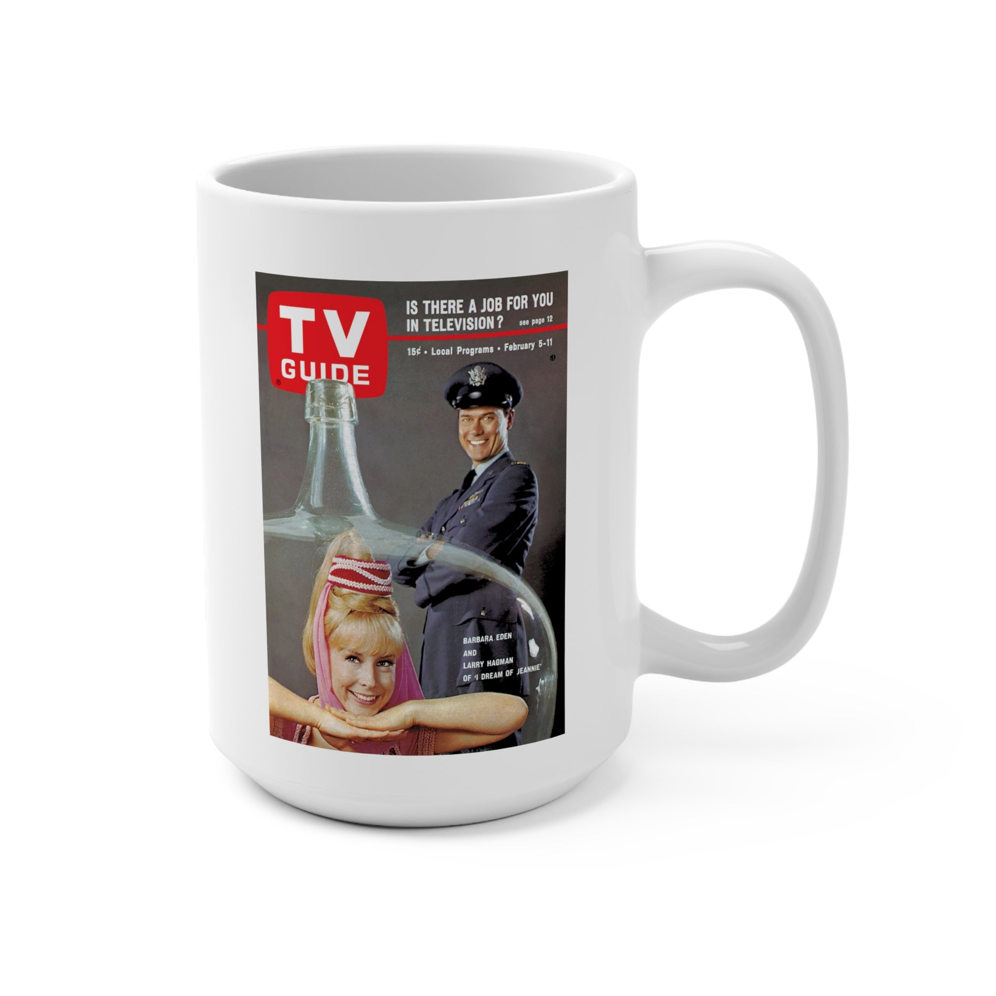 I Dream of Jeannie – 1966 TV Guide Cover Mug | RetroNewsNow
