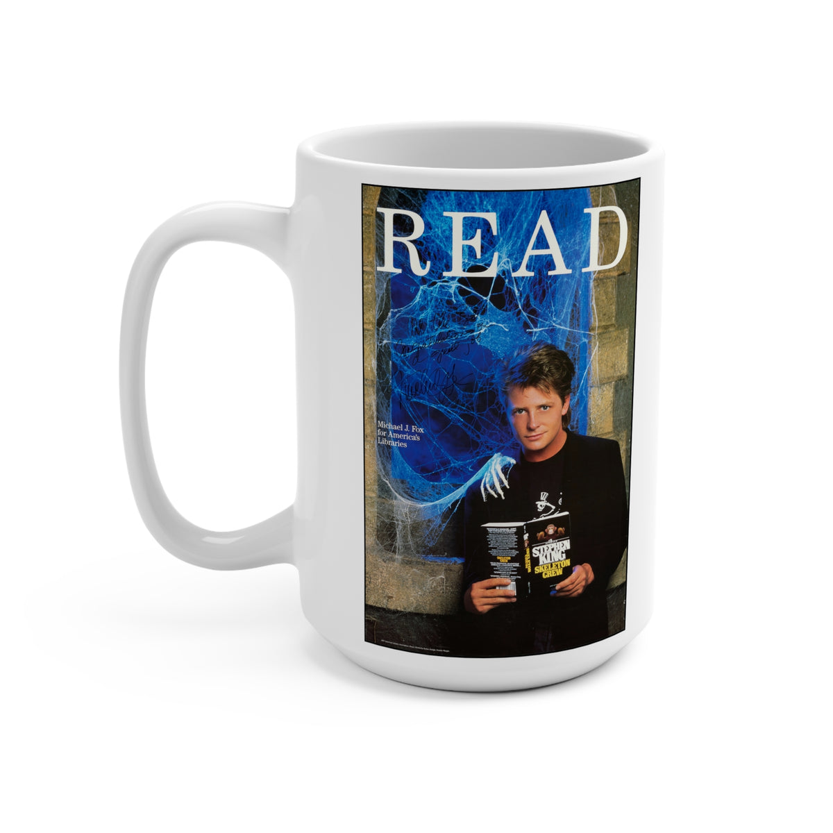 Michael J. Fox Book Lover 15oz Coffee Cup