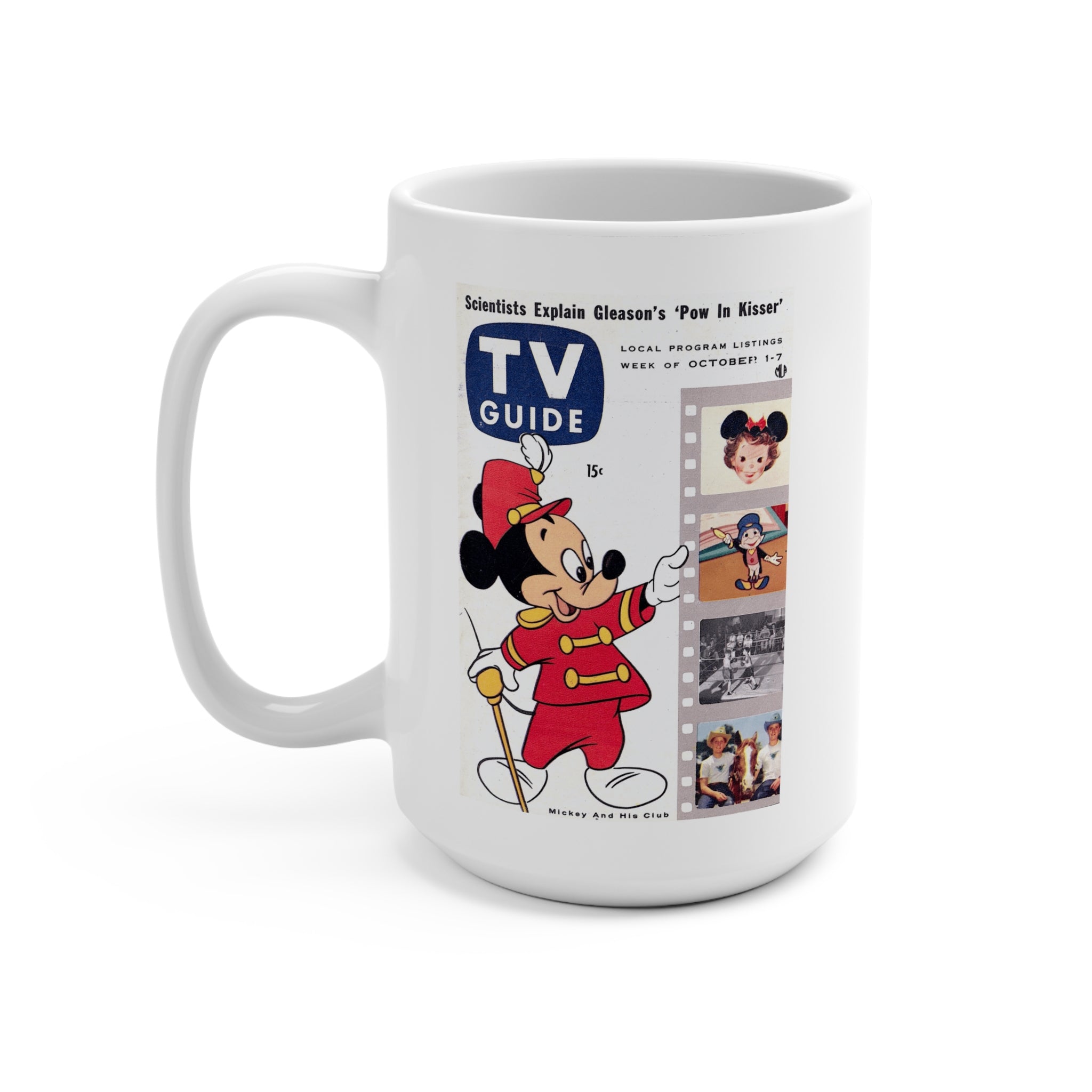 Mickey Mouse Club – Iconic 1954 TV Guide Cover Mug | RetroNewsNow