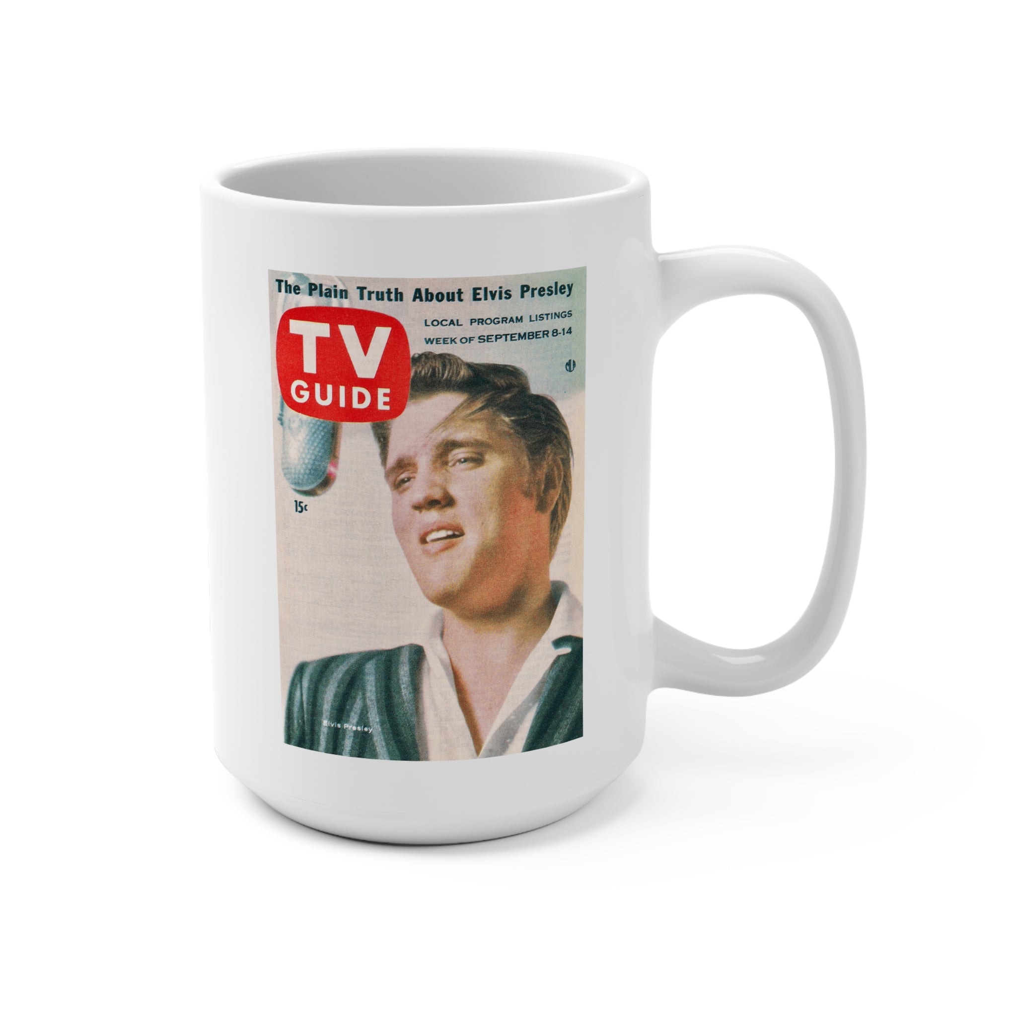 Elvis Presley's First TV Guide Cover Mug -1956 | RetroNewsNow