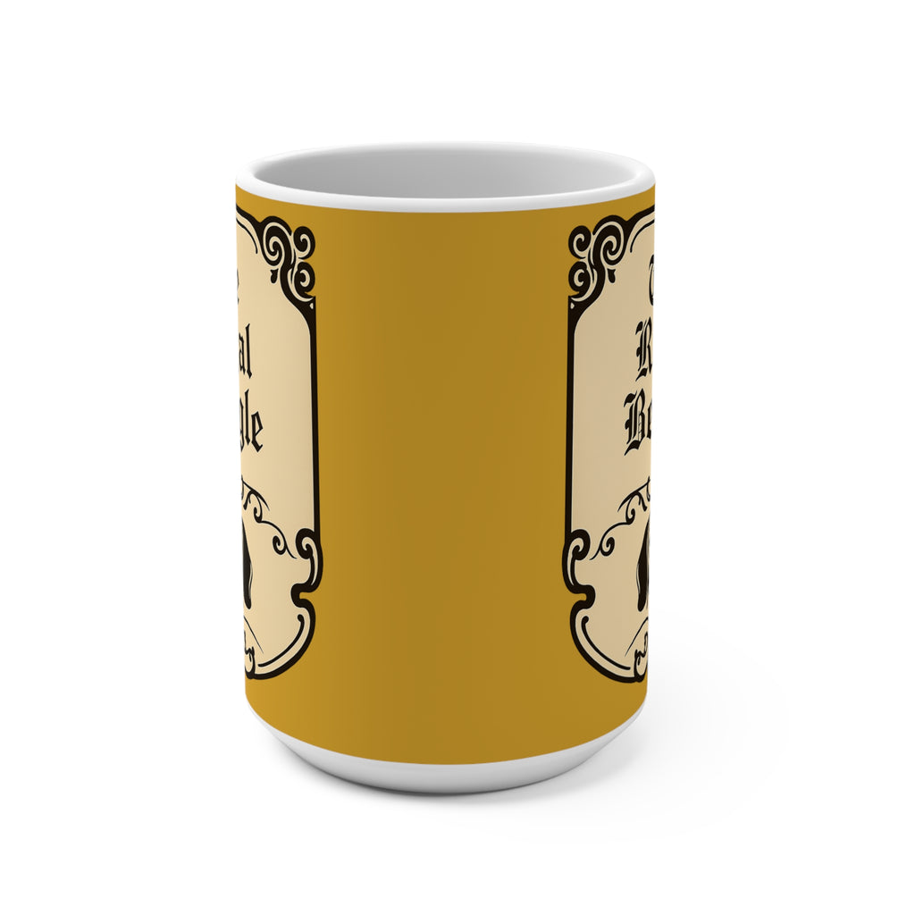 Retro Regal Beagle-Inspired 15oz Ceramic Mug