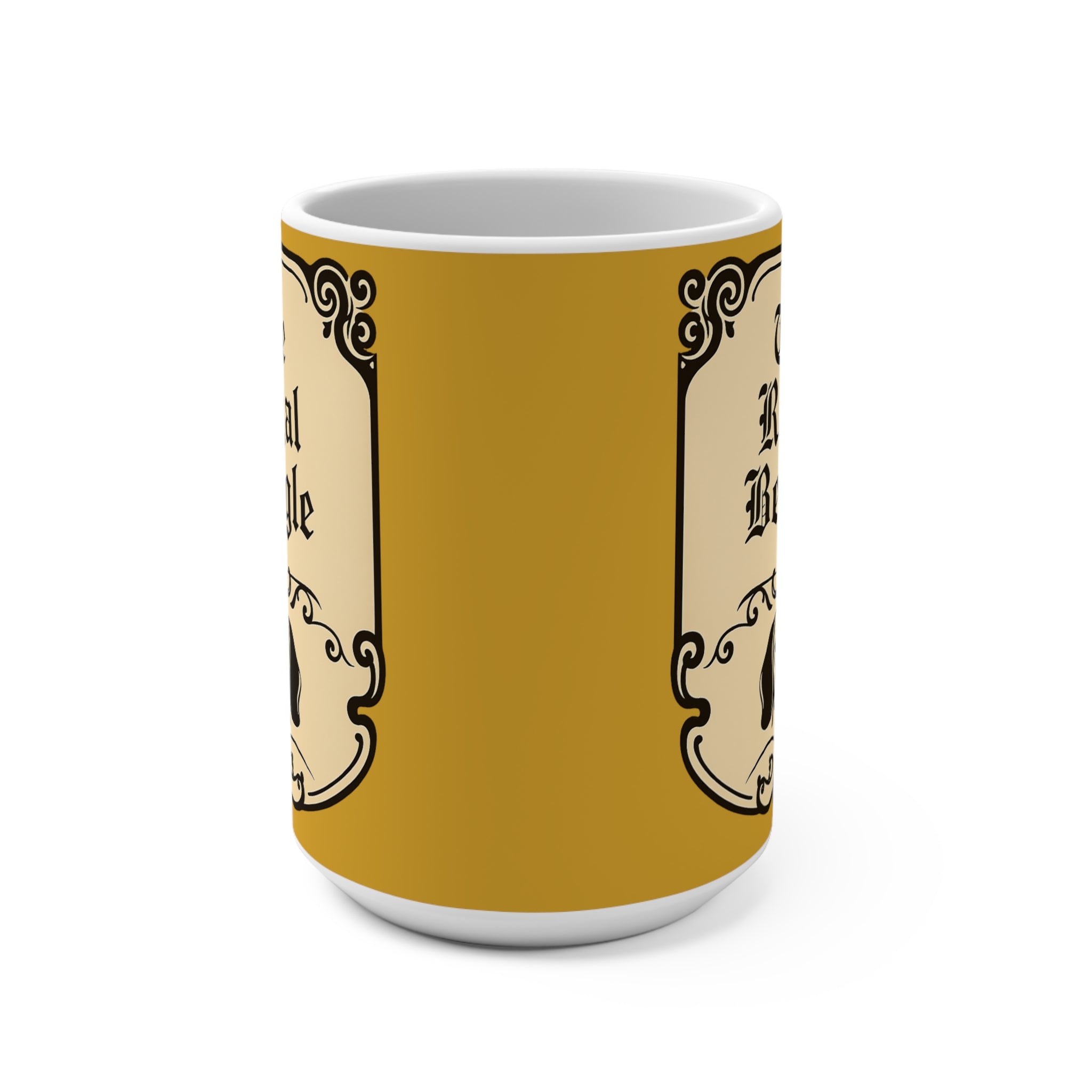 Retro Regal Beagle-Inspired 15oz Ceramic Mug