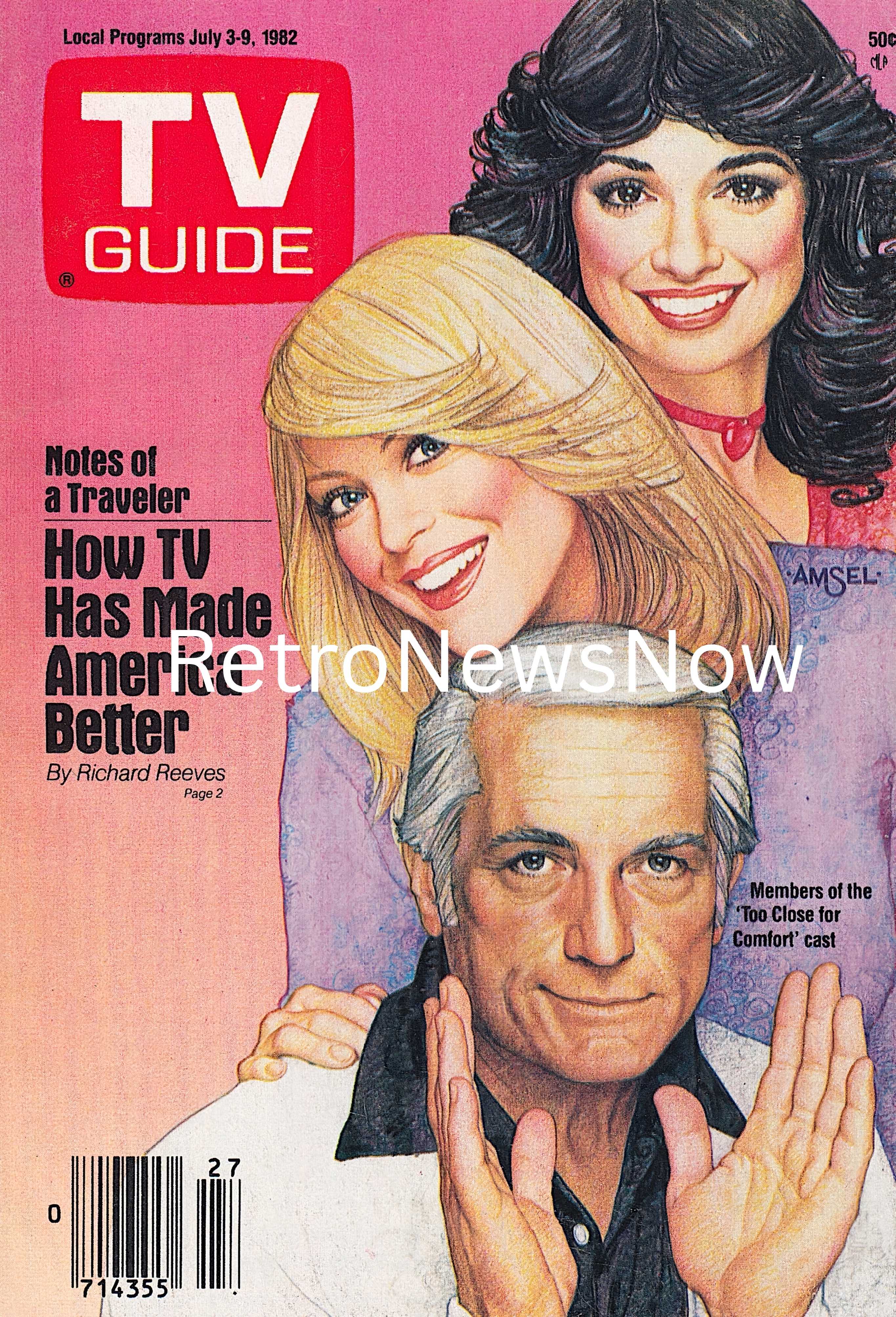 Too Close for Comfort – 1982 TV Guide Cover Digital Printable | RetroNewsNow