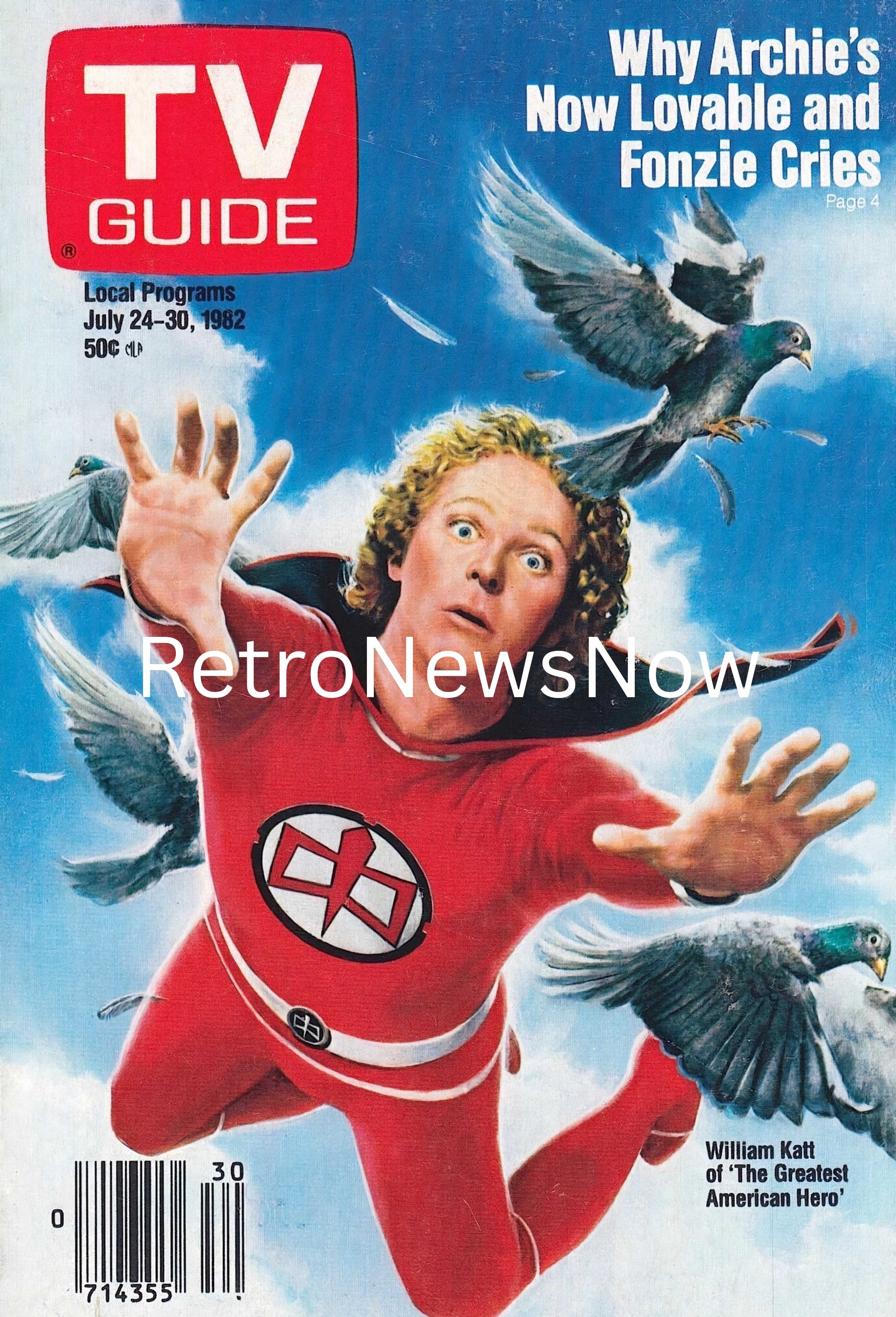 The Greatest American Hero – 1982 TV Guide Cover Digital Printable | RetroNewsNow