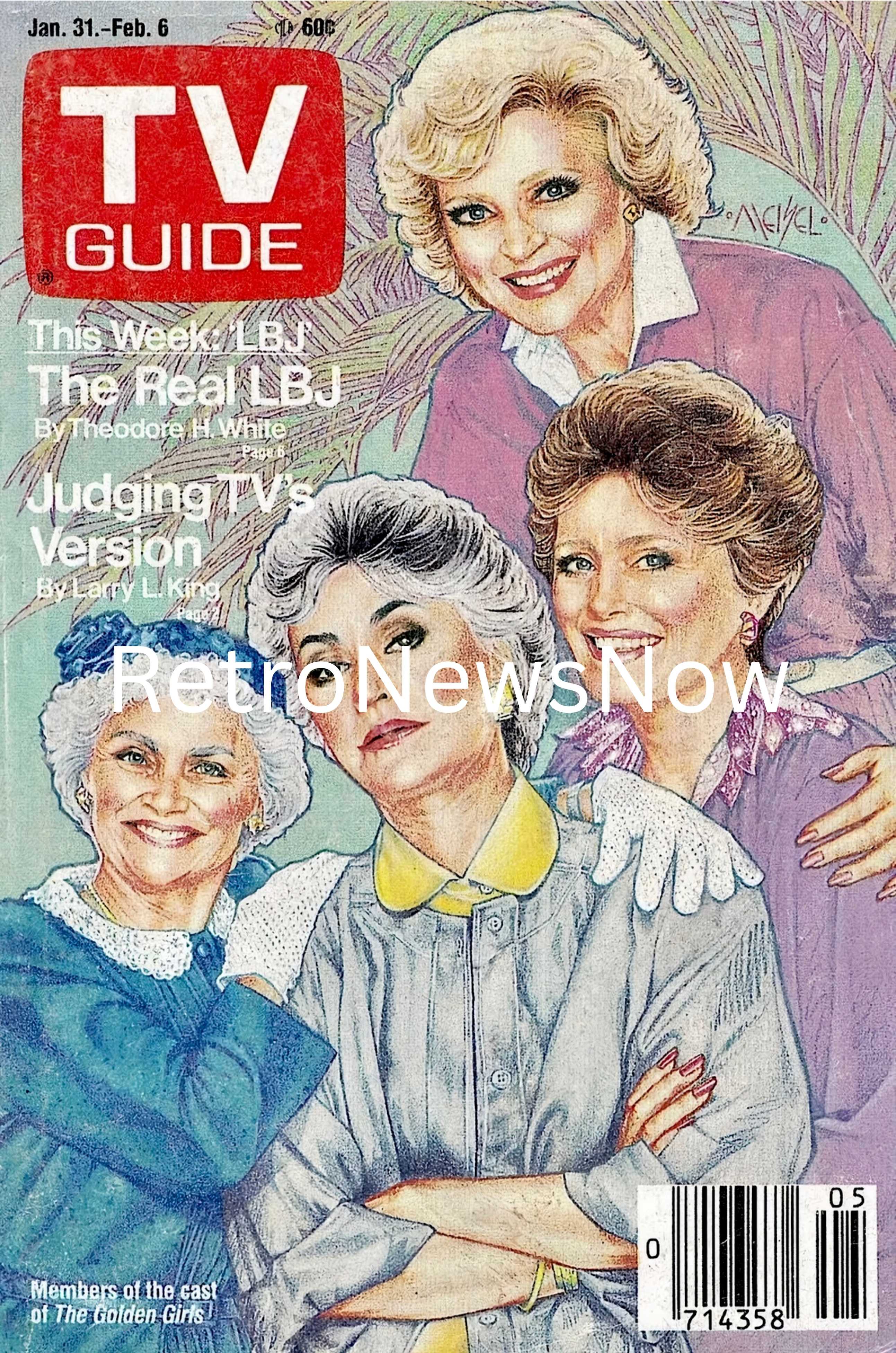 The Golden Girls – 1987 TV Guide Cover Digital Printable | RetroNewsNow