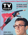 George Reeves as Superman – Iconic 1953 TV Guide Cover Digital Printable | RetroNewsNow