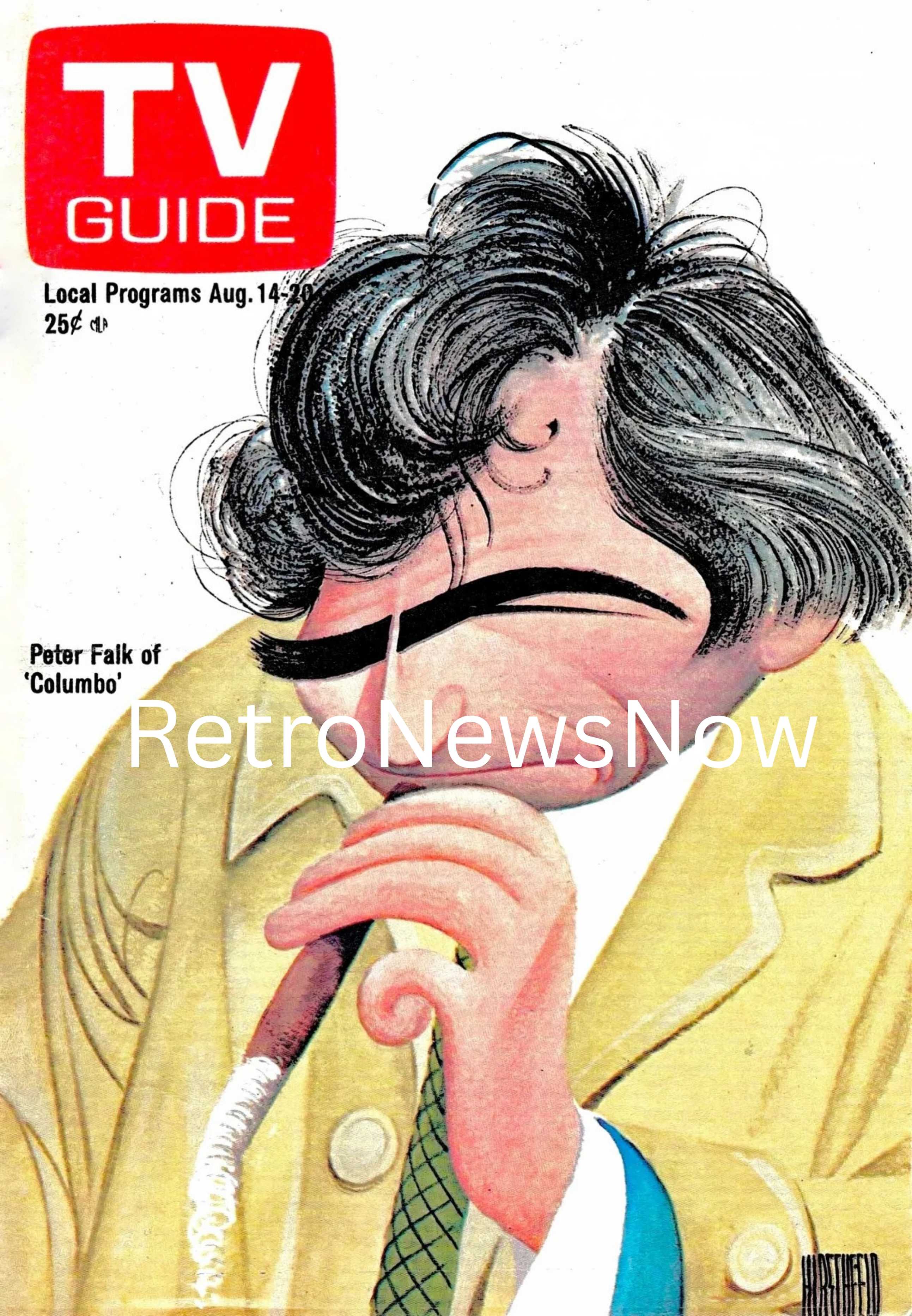 Columbo – 1976 TV Guide Cover Digital Printable | RetroNewsNow