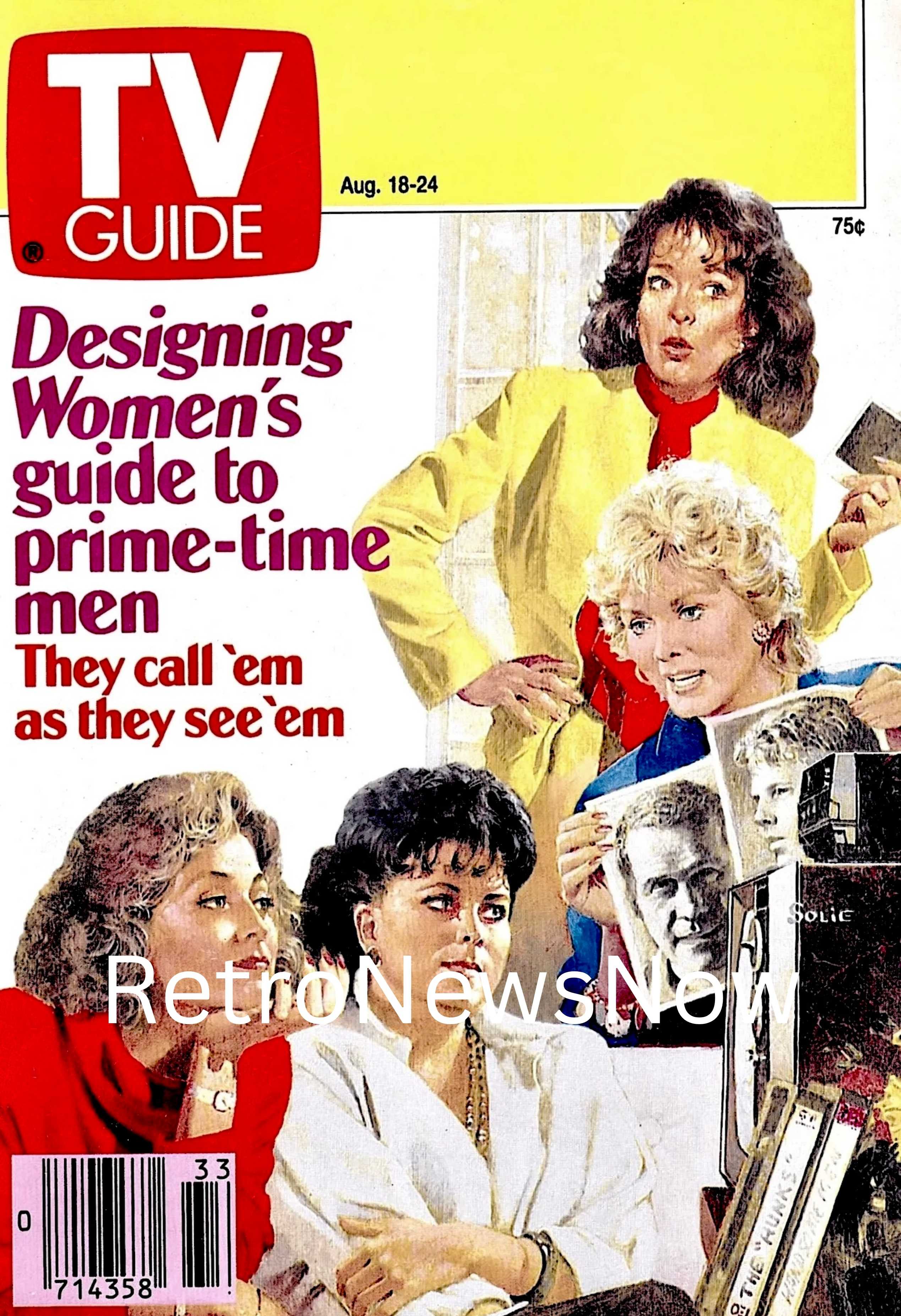 Designing Women – 1990 TV Guide Cover Digital Printable | RetroNewsNow