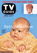 Very First TV Guide Cover – April 1953 Lucille Ball & Baby Desi | RetroNewsNow Digital Printable